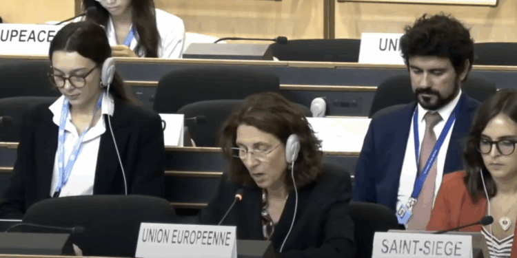 HRC60:欧盟常驻联合国日内瓦代表团在9月23日议题4一般性辩论中发言内容